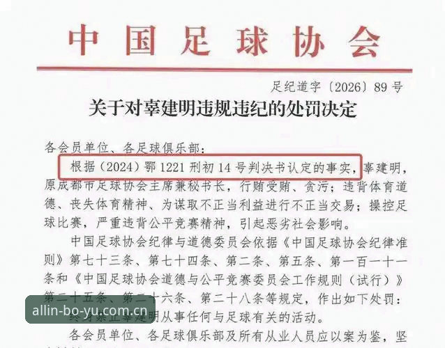 足协禁足名单使用教程：从博鱼体育平台视角解读中国足球反腐新规